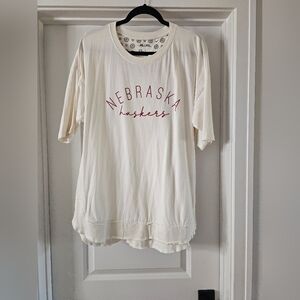Nebraska Huskers Cream T-Shirt